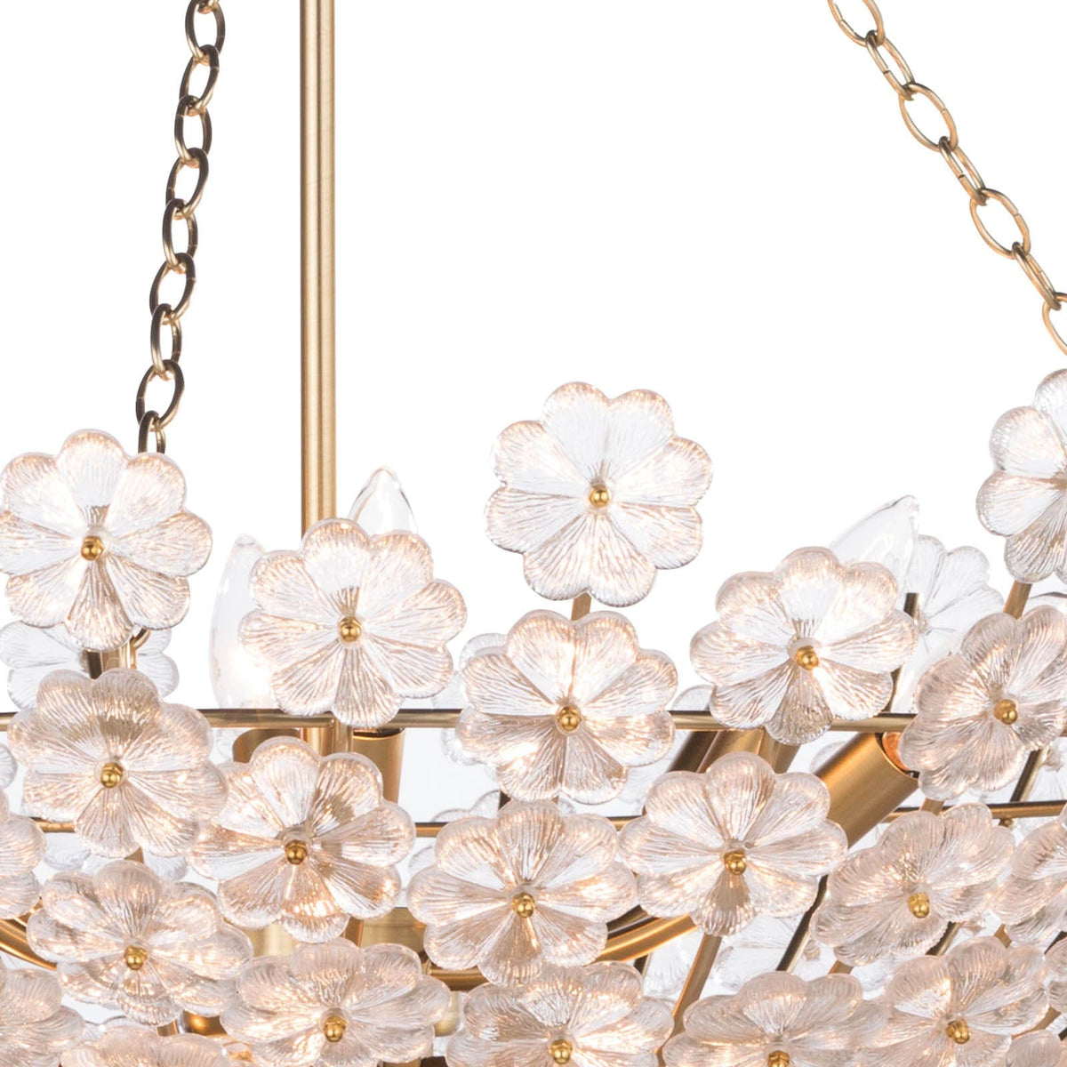 Charlotte Chandelier - Chandelier Detail | Bone & Brass