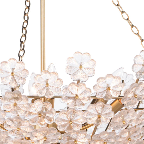 Charlotte Chandelier - Chandelier Detail | Bone & Brass