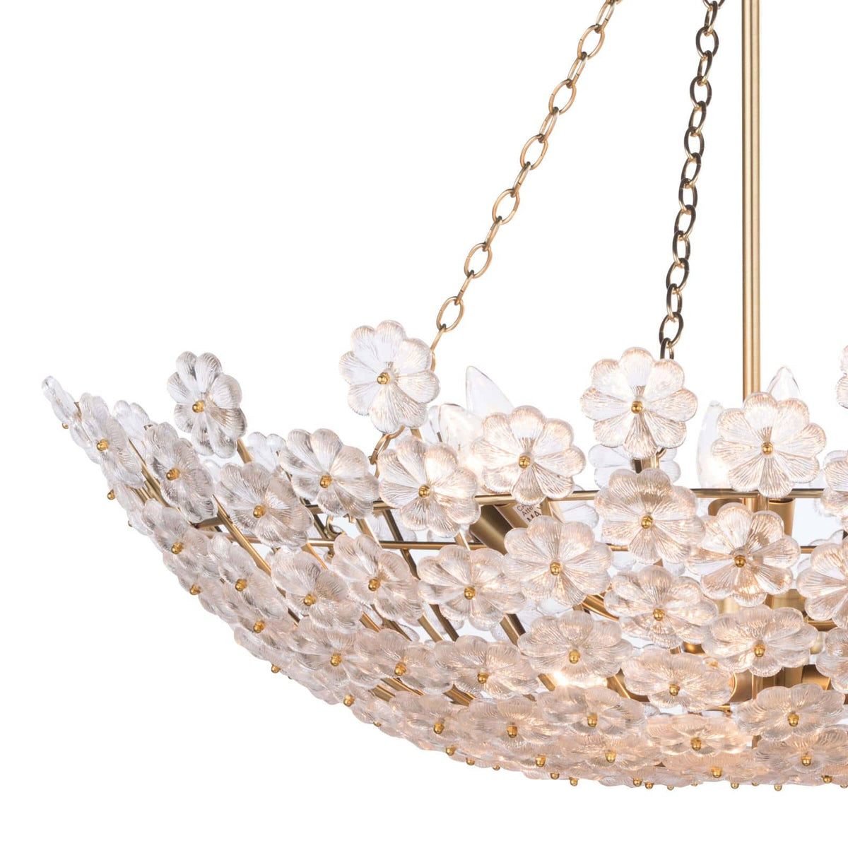 Charlotte Chandelier - Chandelier Close Up | Bone & Brass