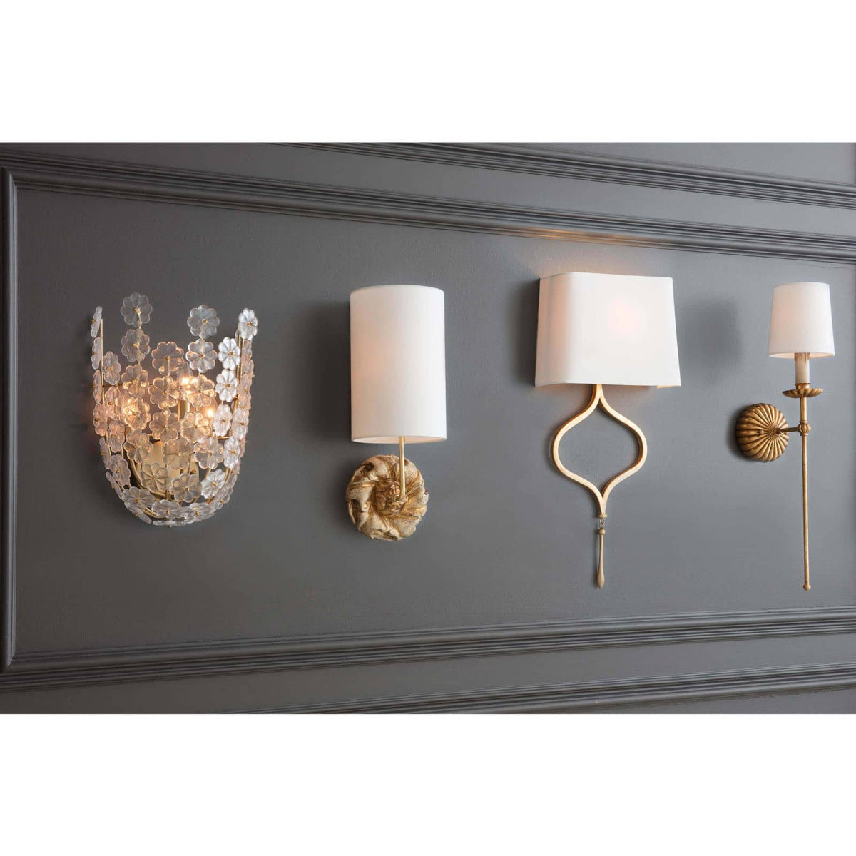 Charlotte Sconce - Sconce Detail | Bone & Brass