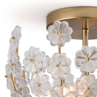 Charlotte Semi Flush Mount - Flush Mount Installed | Bone & Brass