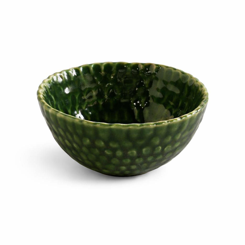 Green Ceramic Aurora Dip Bowl Set of 2 | Bone & Brass