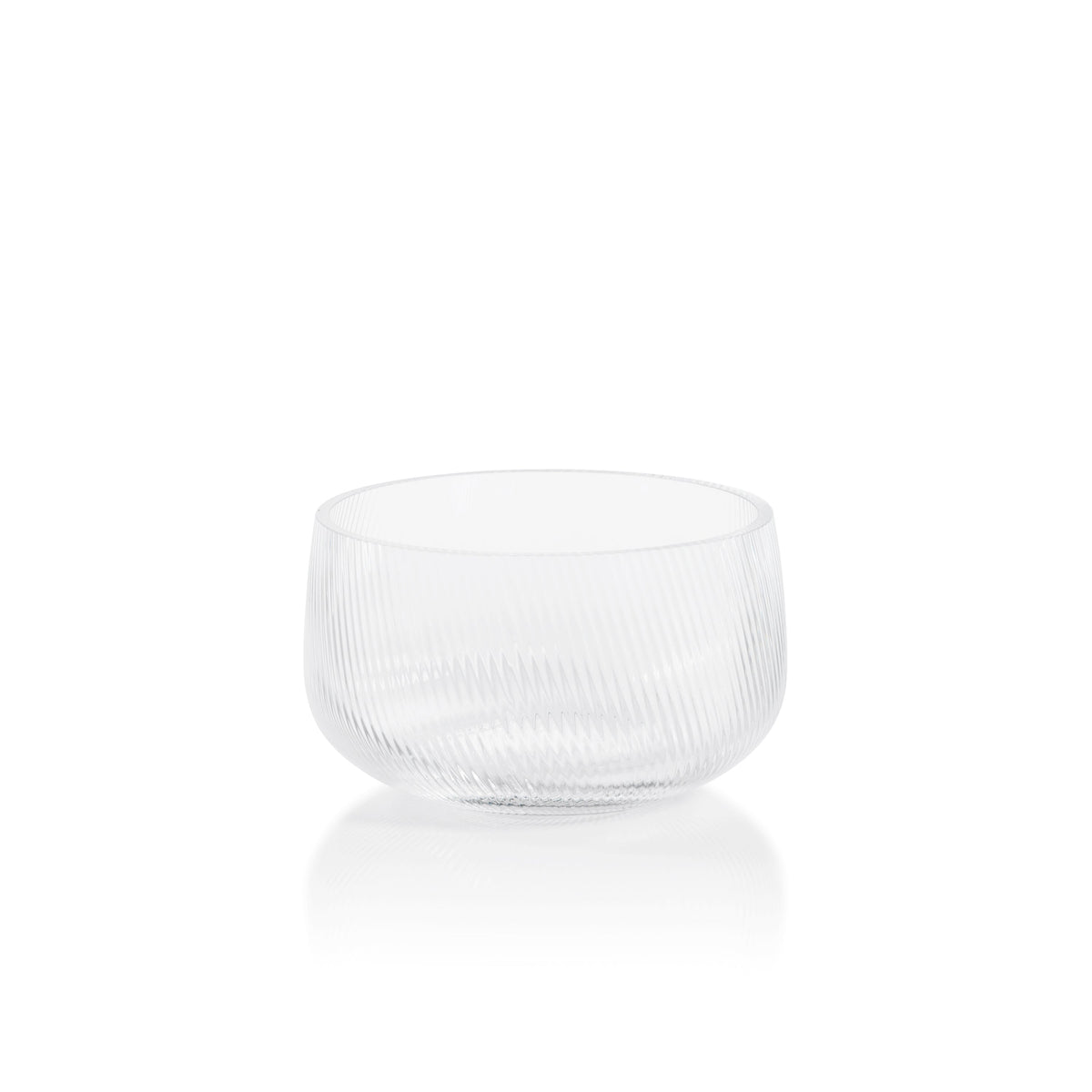 Chatham 6.25" Rippled Glass Bowls, Set 2 | Bone & Brass