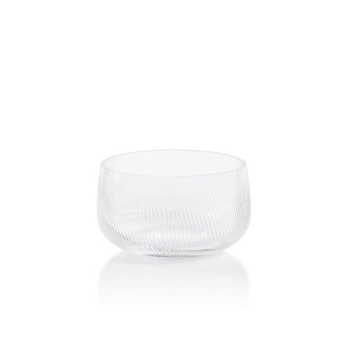 Chatham 6.25" Rippled Glass Bowls, Set 2 | Bone & Brass
