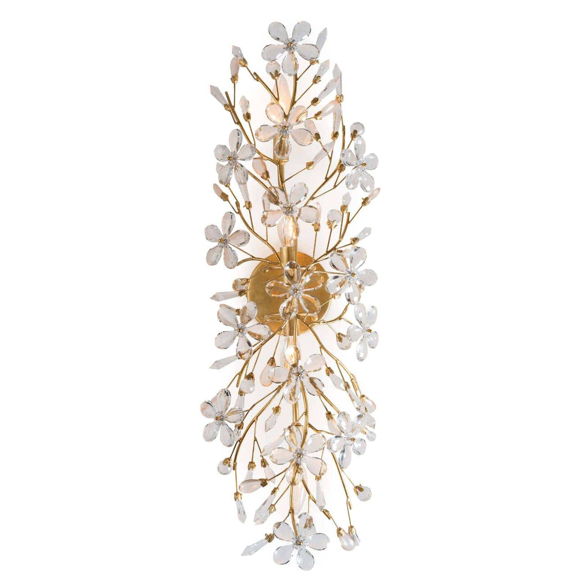 Cheshire Sconce Gold Leaf - Sconce Detail | Bone & Brass