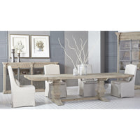 Christine Slipcover Dining Chair, Set of 2 - Chair Side View | Bone & Brass