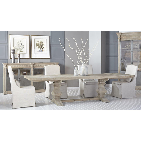 Christine Slipcover Dining Chair, Set of 2 - Chair Side View | Bone & Brass
