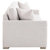 Cynthia Stone Basketweave Slim Arm Sofa