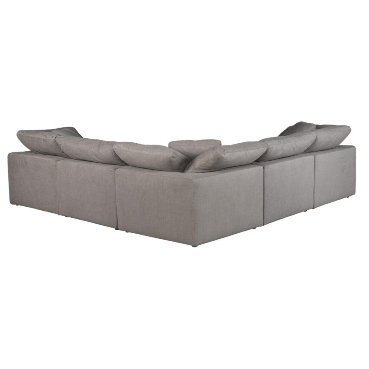 Clay Classic Grey L Shape Modular Sectional - Sectional Detail | Bone & Brass