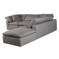 Clay Dream Light Grey Modular Sectional - Sectional Detail | Bone & Brass
