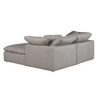 Clay Light Grey Nook Modular Sectional - Sectional Cushion Detail | Bone & Brass