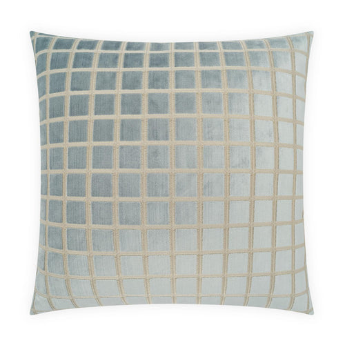 Close Quarters Spa Blue Decorative Throw Pillow | Bone & Brass
