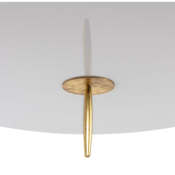 Clove Brass Pendant Small - Natural Linen Shade - Pendant Detail | Bone & Brass