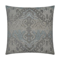 Collector Mist Silver Throw Pillow | Bone & Brass
