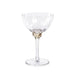 Colleen Jewel Stem Martini Cocktail Glasses, Set of 4 - Glass Close Up | Bone & Brass