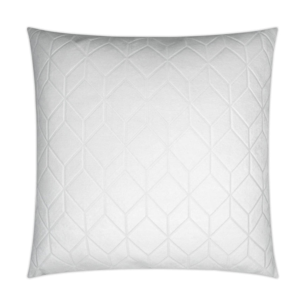 Cologne White Throw Pillow | Bone & Brass