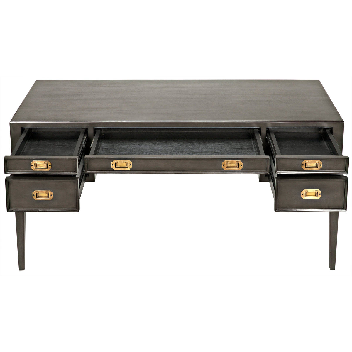 Colonial Office Desk - Desk Surface Detail | Bone & Brass