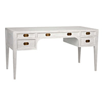 Colonial Office Desk - Desk Surface Detail | Bone & Brass