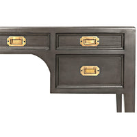 Colonial Office Desk - Desk Leg Detail | Bone & Brass