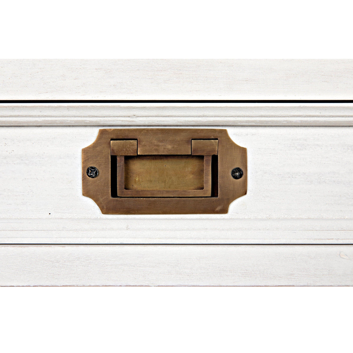 Colonial Office Desk - Desk Side View | Bone & Brass