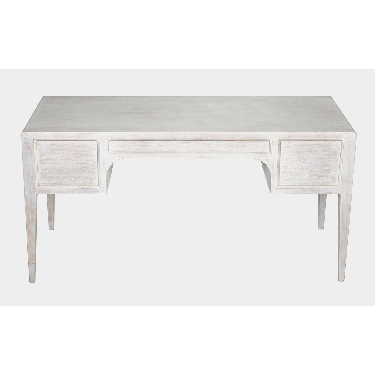 Colonial Office Desk - Desk Leg Detail | Bone & Brass