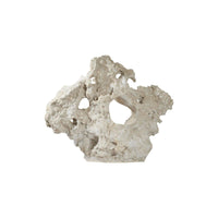 Colossal Cast Stone Outdoor Sculpture Seat - Sculpture View | Bone & Brass