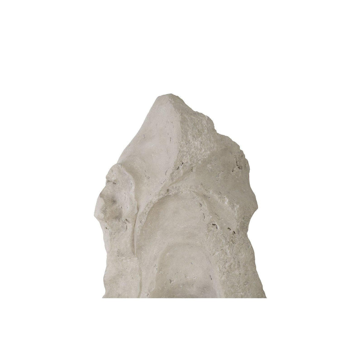 Colossal Single Hole Outdoor Cast Stone Sculpture - Sculpture Detail | Bone & Brass