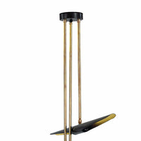 Concorde Chandelier Black - Chandelier Close Up | Bone & Brass