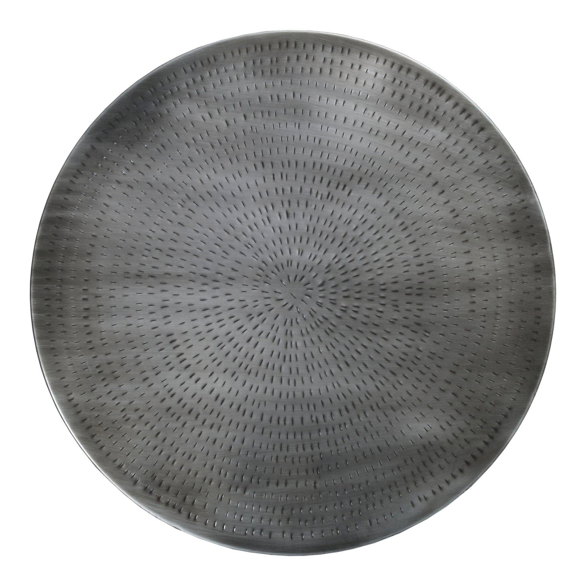 Conga Antique Zinc Coffee Table - Table Side View | Bone & Brass