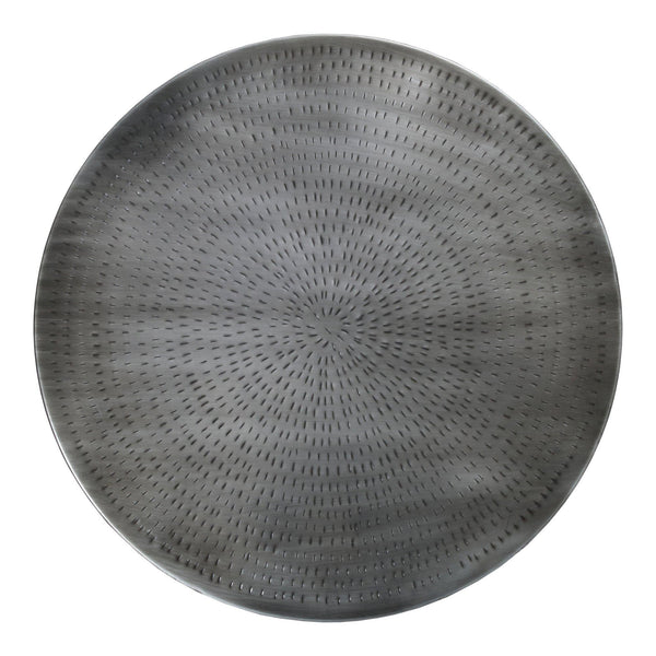 Conga Antique Zinc Coffee Table - Table Side View | Bone & Brass