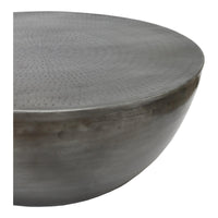 Conga Antique Zinc Coffee Table - Table Top View | Bone & Brass
