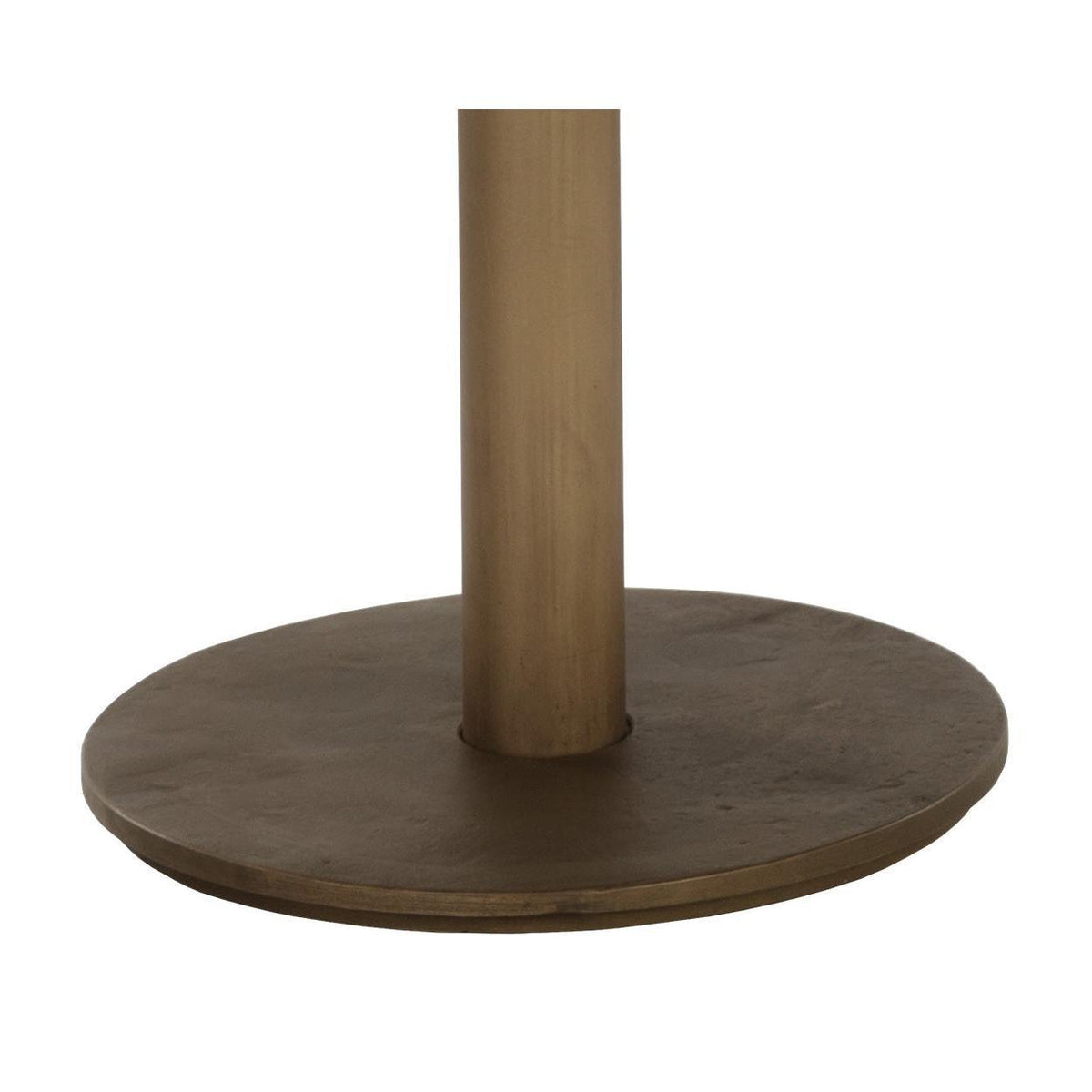 Corina Antique Brass Rectangle Bar Table - Table Detail | Bone & Brass