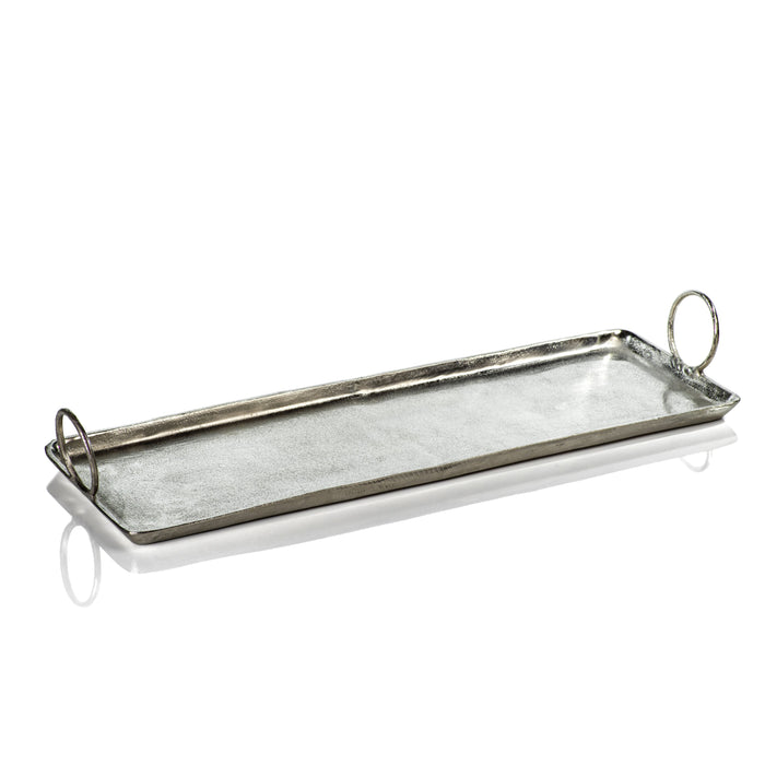 Costa Brava Nickel Aluminum Tray | Bone & Brass
