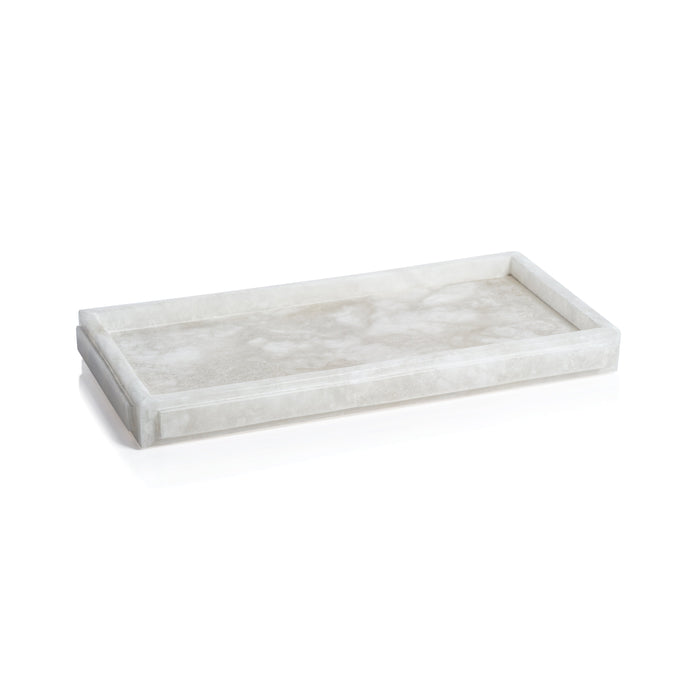 Côte d'Azur Alabaster Vanity Tray | Bone & Brass