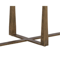 Cowell Antique Brass & Marble Console Table - Table Top View | Bone & Brass