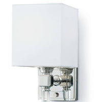 Crystal Tail Sconce Polished Nickel - Sconce Detail | Bone & Brass