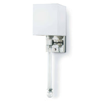 Crystal Tail Sconce Polished Nickel | Bone & Brass