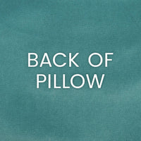 Cubit Aqua Throw Pillow - Pillow Detail | Bone & Brass