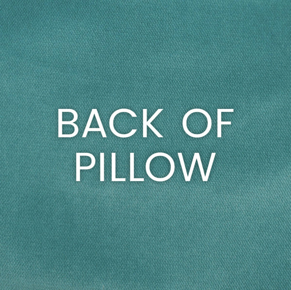 Cubit Aqua Throw Pillow - Pillow Detail | Bone & Brass