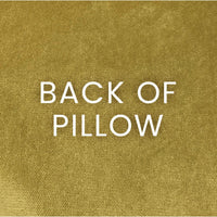 Cubit Gold Throw Pillow - Pillow Detail | Bone & Brass