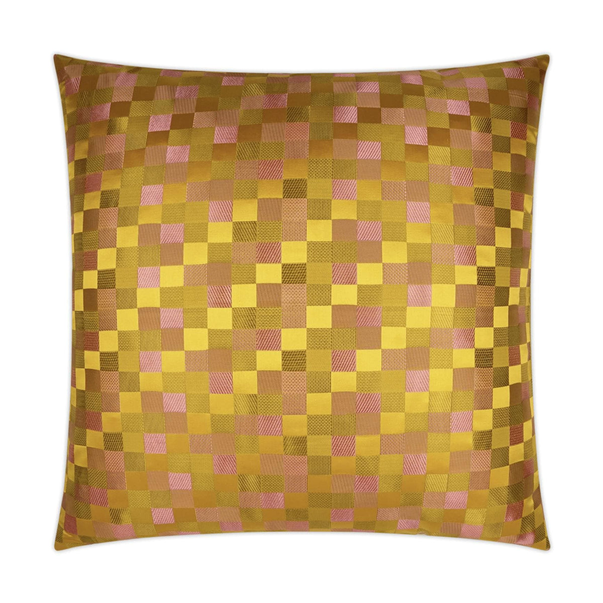 Cubit Gold Throw Pillow | Bone & Brass