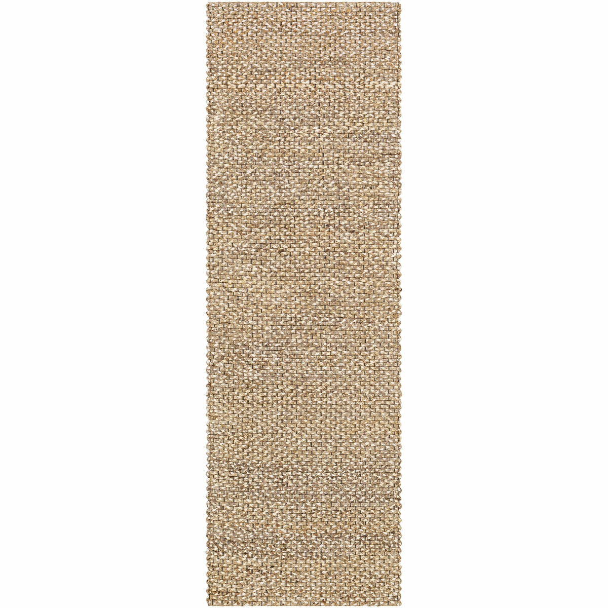 Curacao Taupe & Cream Jute Rug, a durable woven rug with natural charm.