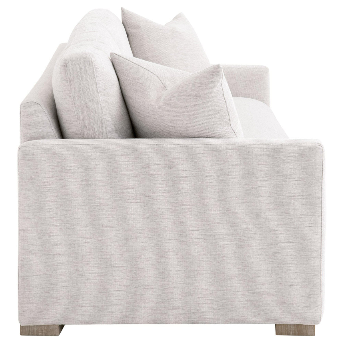 Cynthia Stone Basketweave Slim Arm Sofa - Sofa Detail | Bone & Brass