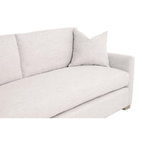 Cynthia Stone Basketweave Slim Arm Sofa - Sofa Cushion Detail | Bone & Brass