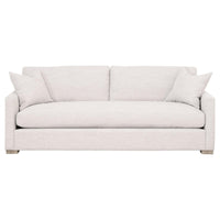 Cynthia Stone Basketweave Slim Arm Sofa | Bone & Brass