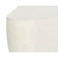 Dali Small White Concrete Side Table - Table Detail | Bone & Brass