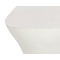 Dali White Concrete Organic Shape Coffee Table - Table View | Bone & Brass