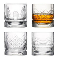 Dandy Whiskey Glasses - Assorted Set 4 | Bone & Brass
