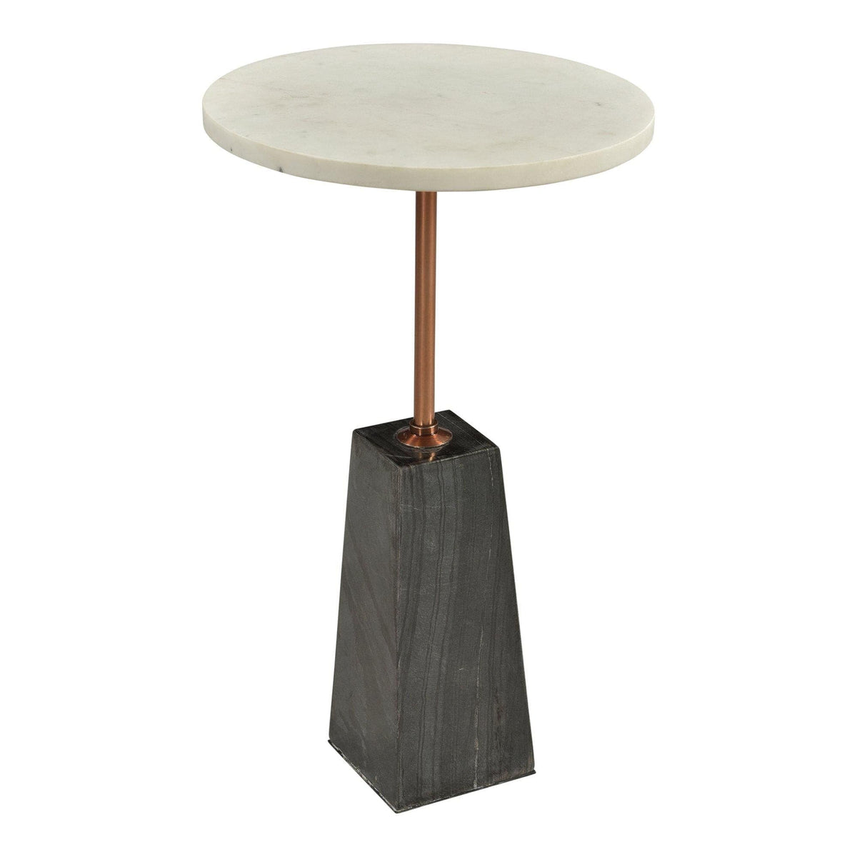 Dawn Marble Accent Table - Table Top View | Bone & Brass