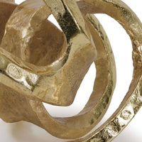Decorative Metal Knot - Detail View | Bone & Brass
